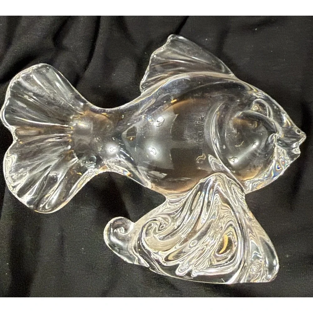 Vintage Princess‎ House Pets Fish Figurine 24% Lead Crystal Made in  Germany